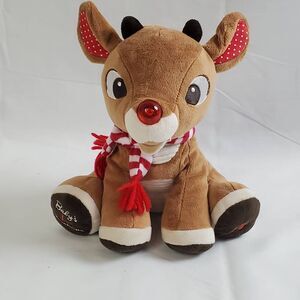 Rudolph the Red-Nosed Reindeer Plush – Baby’s 1st Christmas Animated Musical Toy